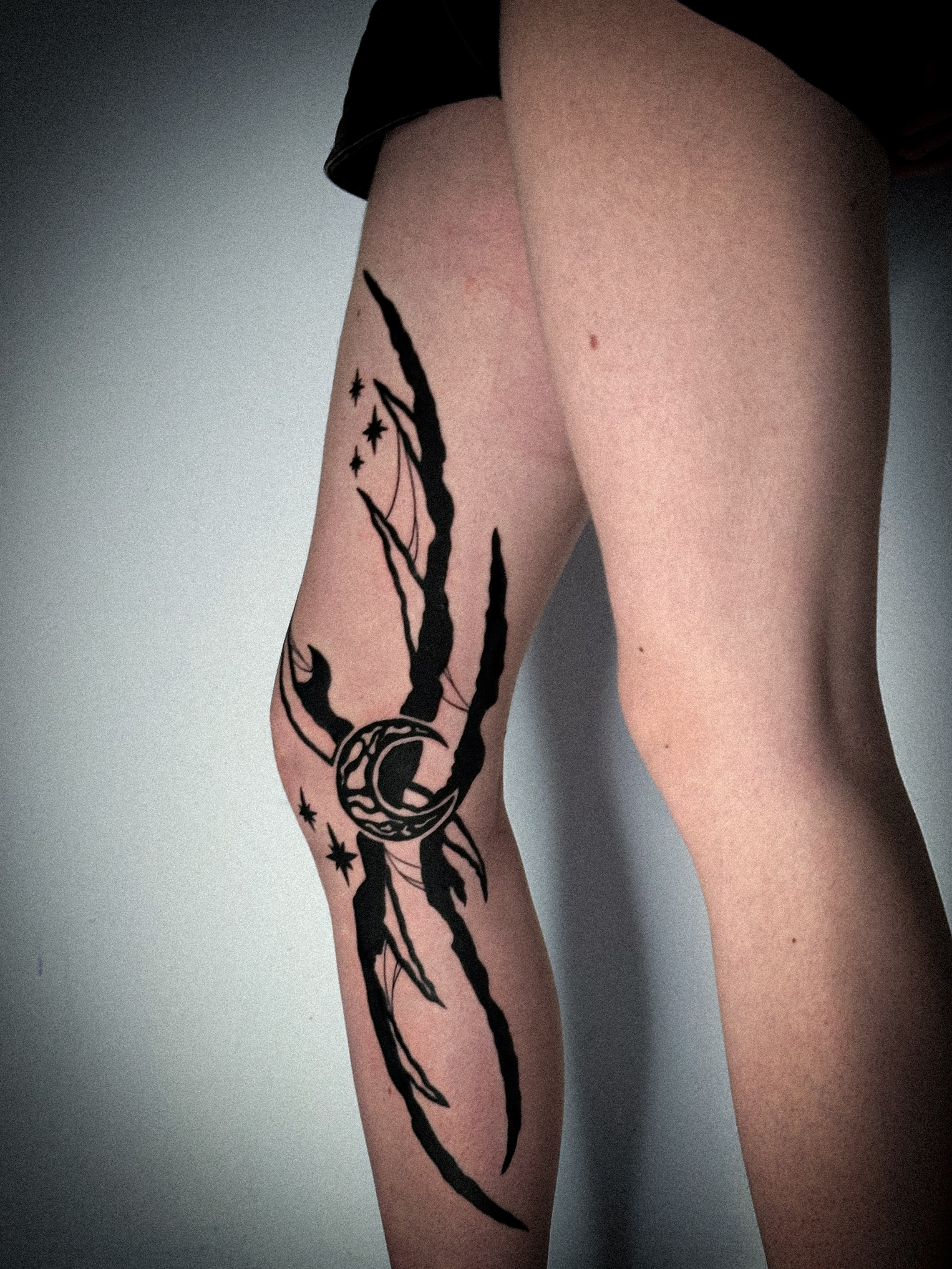 Blackwork tattoo, project 18